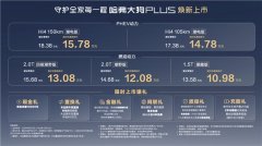 10.98万起！哈弗大狗PLUS双动力五款车型，家庭泛越野一步到位